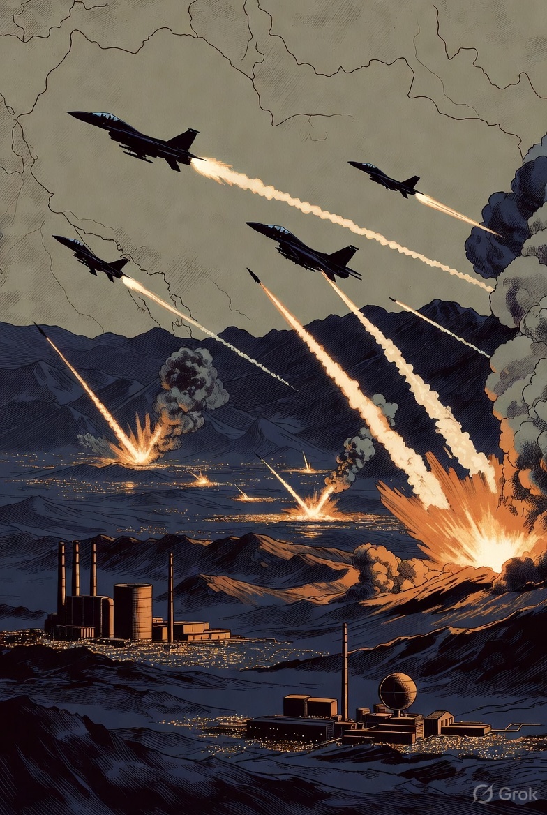 Image related to US-Israel-Iran War: Alborz & Khorramabad Strikes updates